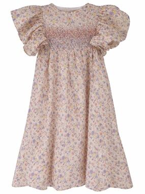 Louis Louise Girls Smock Floral Dress